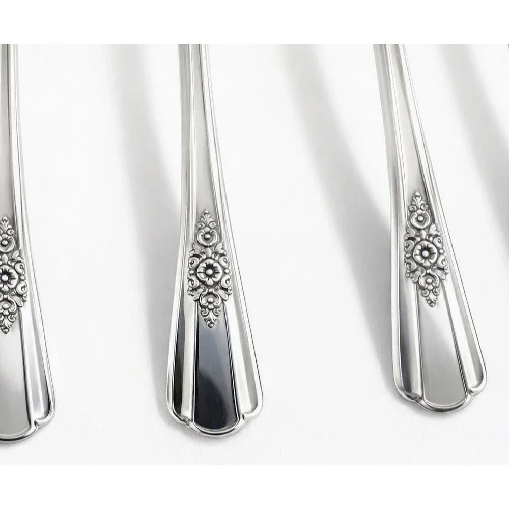 Wm Rogers Overlaid Silverplate 6 Pieces Desire Pattern MCF 1930s-1940s